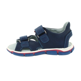 Velcro sandals Mazurek 314 navy blue 1