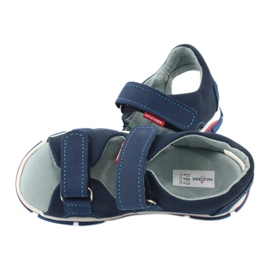 Velcro sandals Mazurek 314 navy blue 5