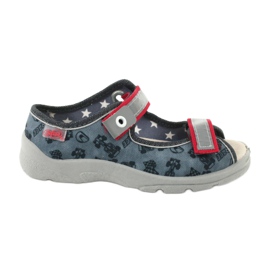 Befado children's shoes 869X141 red grey 1