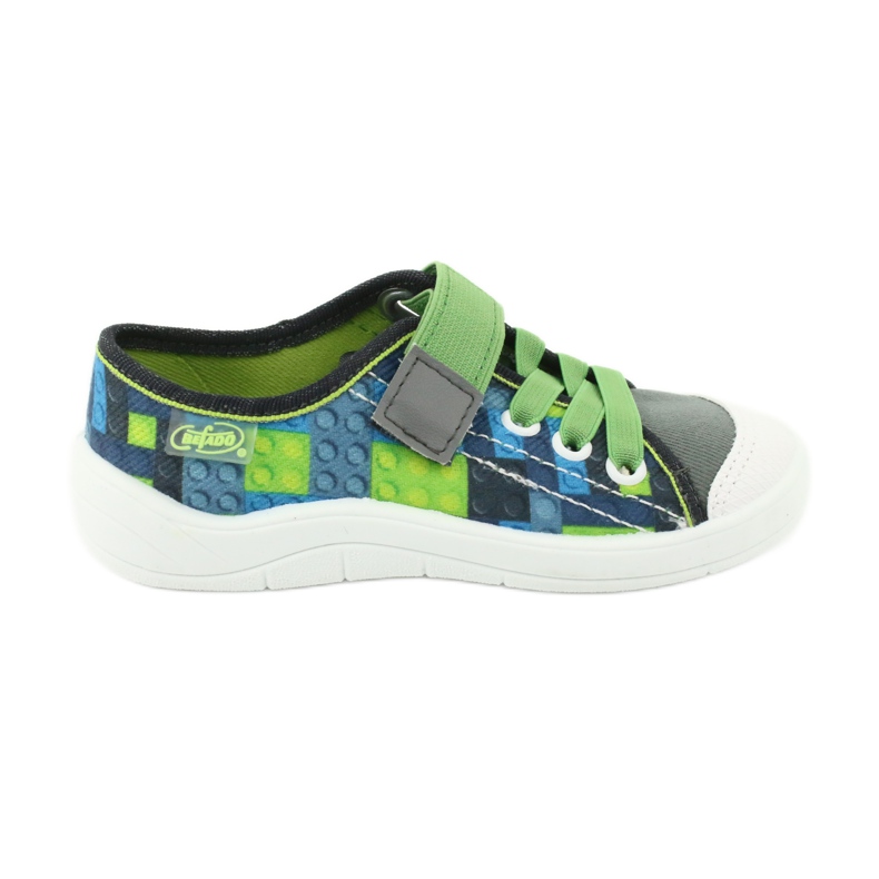 Befado children's shoes 251Y148 grey multicolored green 1 Befado children's shoes 251Y148 grey multicolored green 1