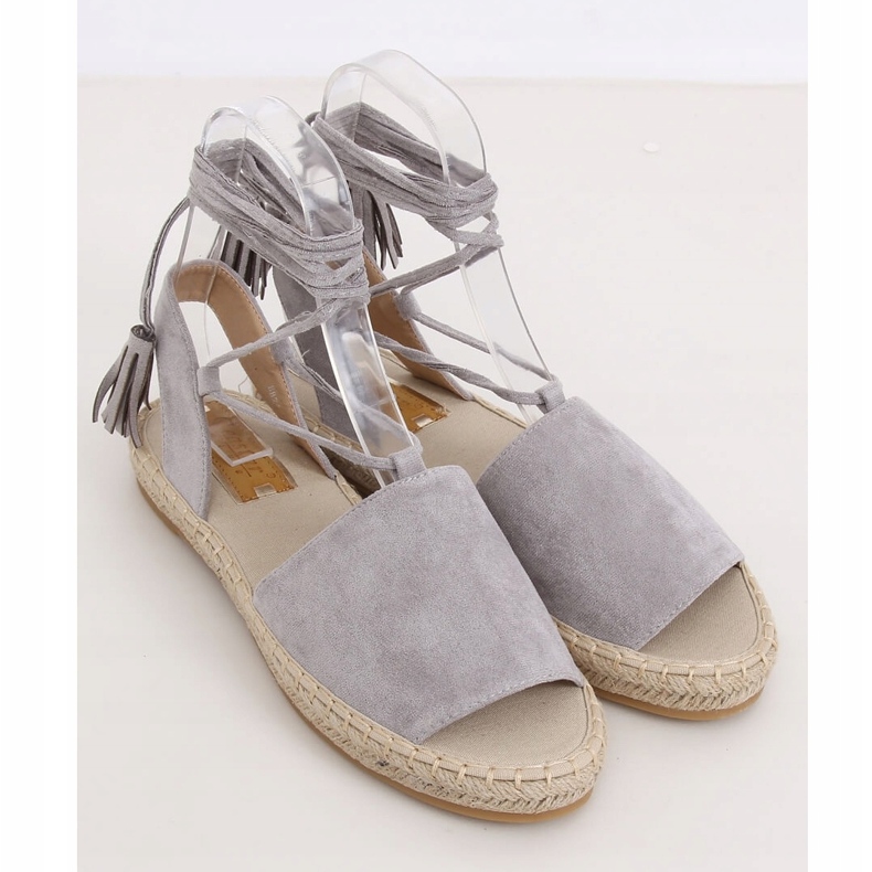 Gray espadrilles for women BB25 Gray grey 2