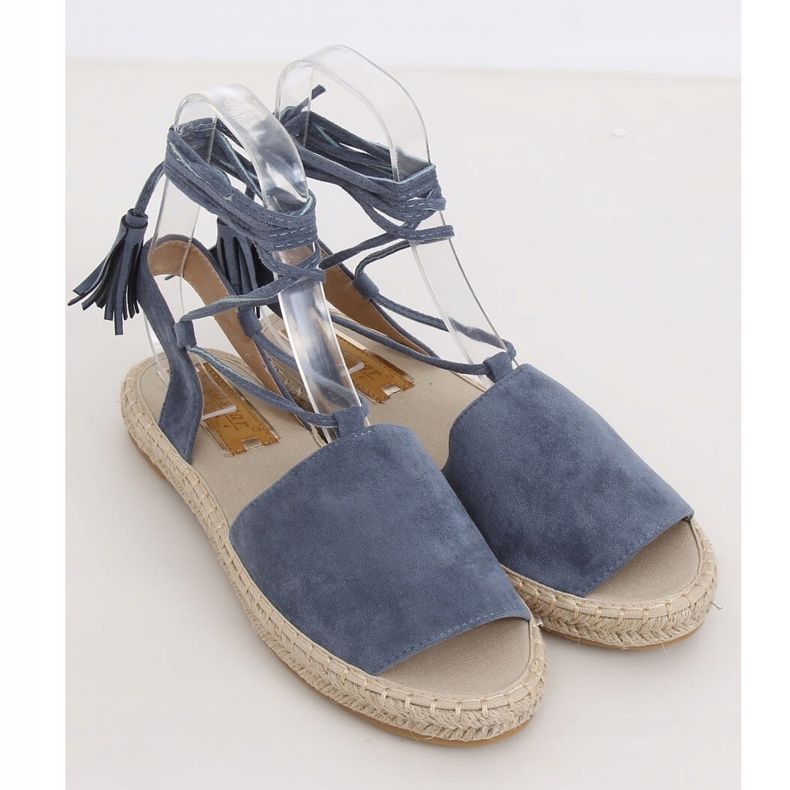 Blue women's espadrilles BB25 Blue 1