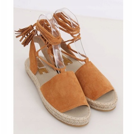 Camel BB25 Camel women's espadrilles brown 1
