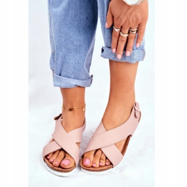 Women's Sandals Big Star Powder Pink FF274624 1