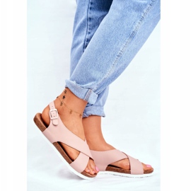 Women's Sandals Big Star Powder Pink FF274624 2