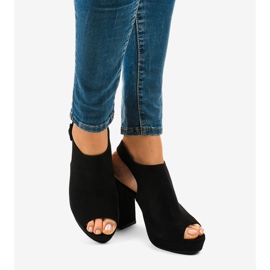 Black suede ankle boots on the 77-103 post 2