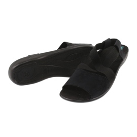 Comfortable black women's sandals Adanex 17498 2 Comfortable black women's sandals Adanex 17498 2