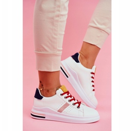 PS1 Women's Sport Shoes White and Navy Blue Mirra multicolored 2