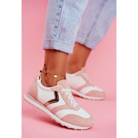 Women's Sport Shoes In White Pink Roulette 1