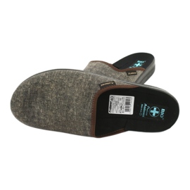 Adanex 24618 men's slippers grey 4