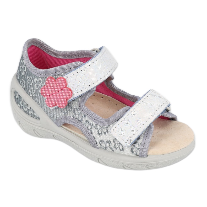 Befado children's shoes pu 065P139 pink grey 1