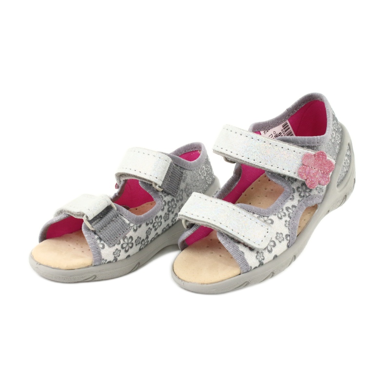 Befado children's shoes pu 065P139 pink grey 3