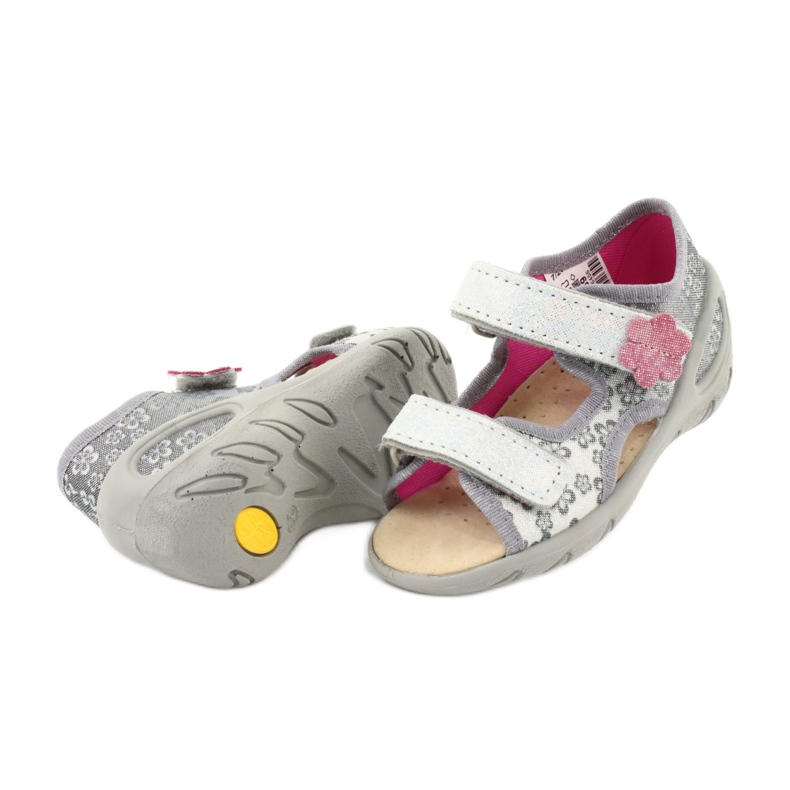 Befado children's shoes pu 065P139 pink grey 4