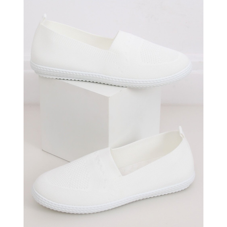 White women's sneakers ZK097 Bianco 1
