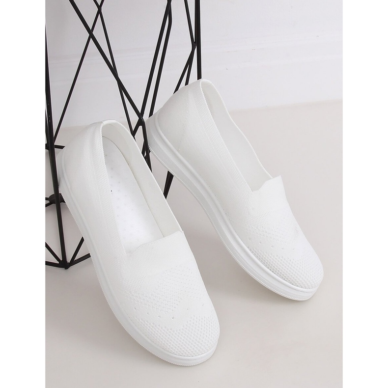 White women's sneakers ZK069 Bianco 1