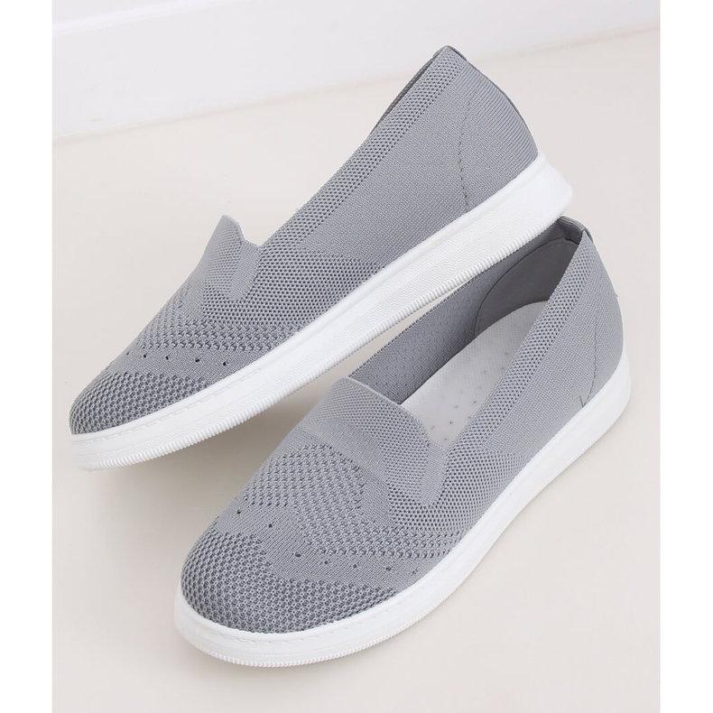 Gray Women's gray sneakers ZK069 Grigio grey 2