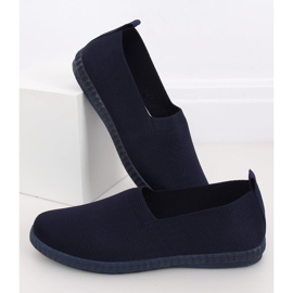 Navy blue women's sneakers ZK118 Blu 2