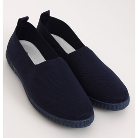 Navy blue women's sneakers ZK118 Blu 1