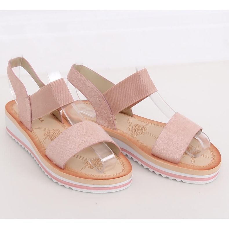 Pink women's sandals E008 Pink 2 Pink women's sandals E008 Pink 2