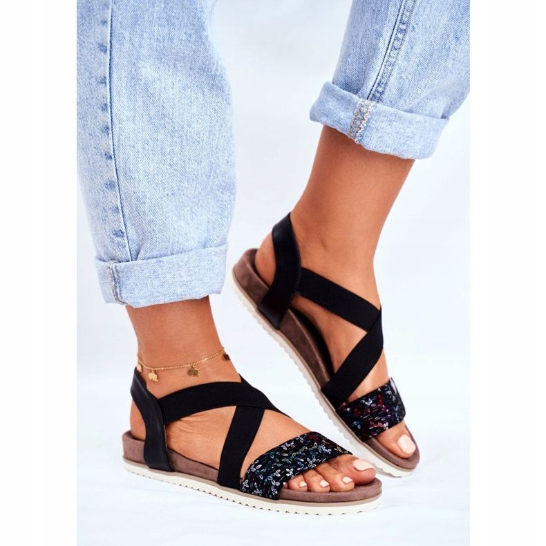 EVE Elegant Women's Sandals Black Morrin 1 EVE Elegant Women's Sandals Black Morrin 1