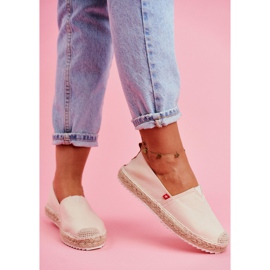 Women's Espadrilles, Braided Sole Beige Big Star FF274A500 2 Women's Espadrilles, Braided Sole Beige Big Star FF274A500 2