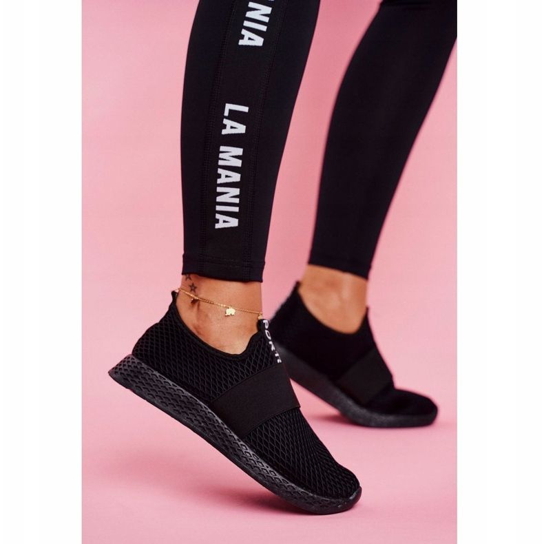 SEA Women's Sport Slip-on Light Shoes Black La Fiesta 1