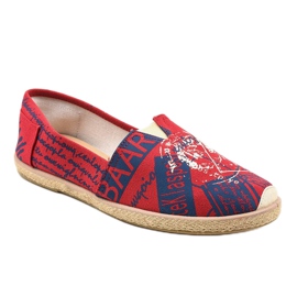 Red men's shoes espadrilles BKA-48 blue 1