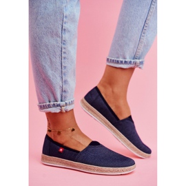 Women's Espadrilles Big Star Slip-on Navy Blue FF276024 1 Women's Espadrilles Big Star Slip-on Navy Blue FF276024 1