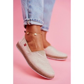 Women's Espadrilles Big Star Slip-on Beige FF276026 1