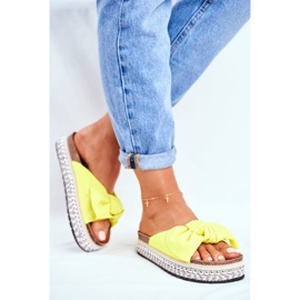 Women's Slippers High Yellow Neon Mortigo 2