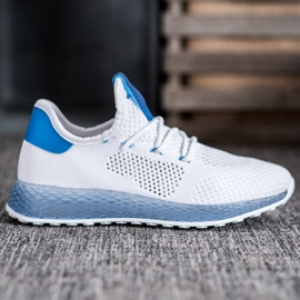 SHELOVET White openwork sneakers 2