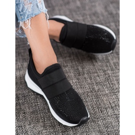 SHELOVET Slip-on Shoes With Velcro black 2 SHELOVET Slip-on Shoes With Velcro black 2