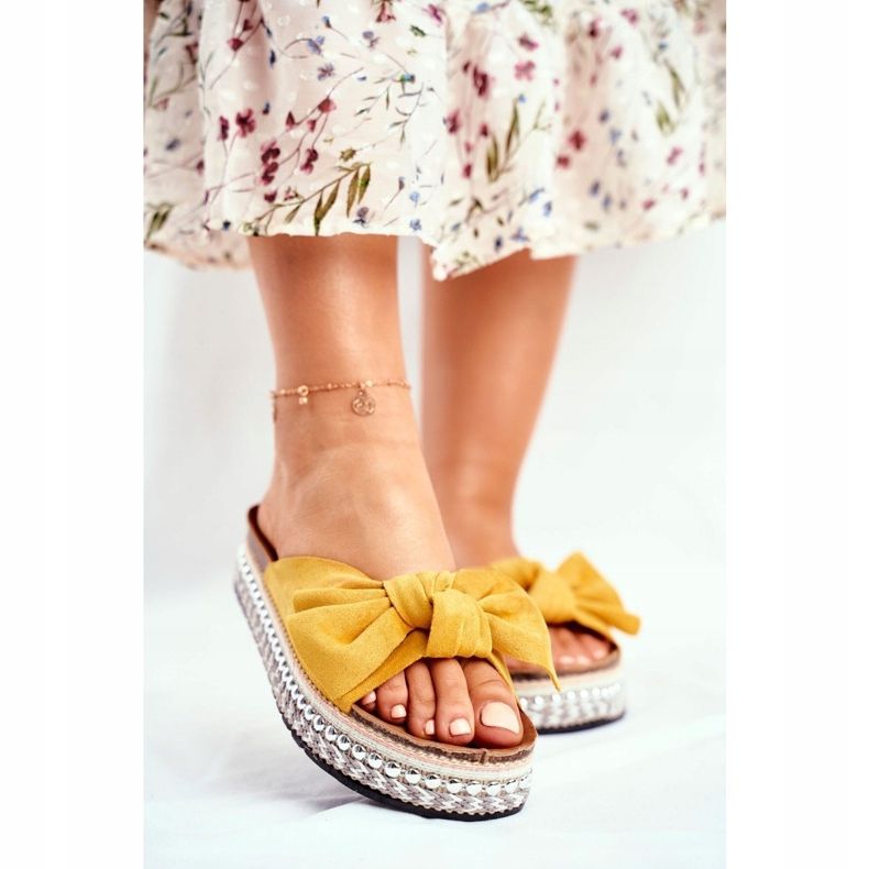 PS1 Women's High Slippers Yellow Mortigo 1