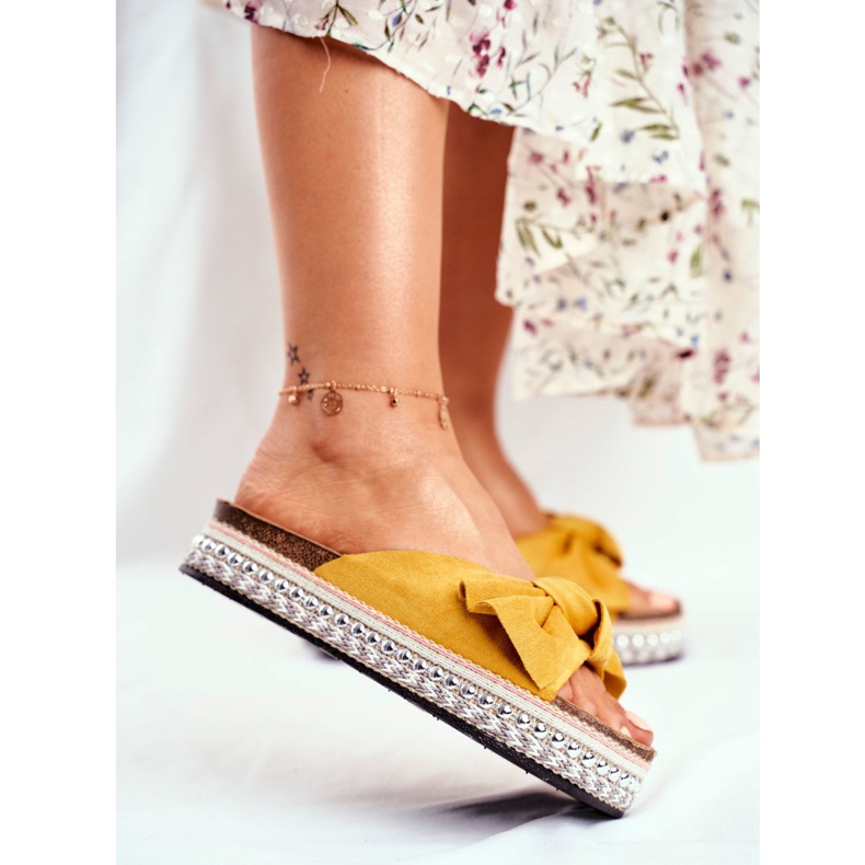 PS1 Women's High Slippers Yellow Mortigo 2