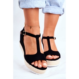 SEA Women's Sandals On Wedge Black Papillon 2 SEA Women's Sandals On Wedge Black Papillon 2