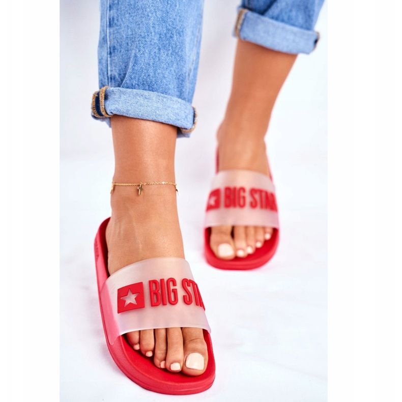Women's Slippers Big Star Red FF274A202 2