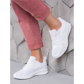 Renda Openwork Sport Shoes white 2