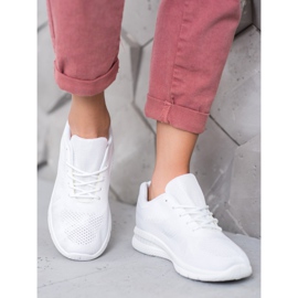 Renda Openwork Sport Shoes white 1