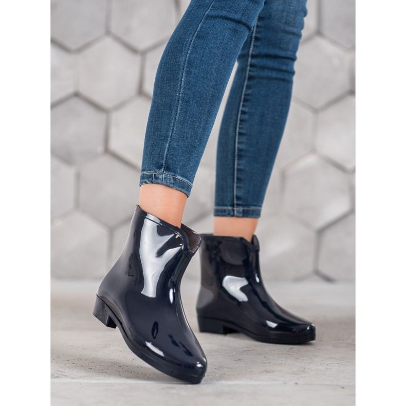 SHELOVET Galoshes With A Decorative Chain blue 1