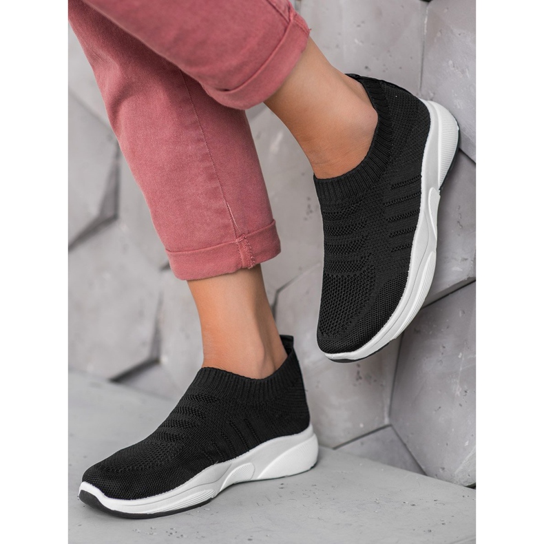 Sweet Shoes Comfortable Slipons On The Platform black 2