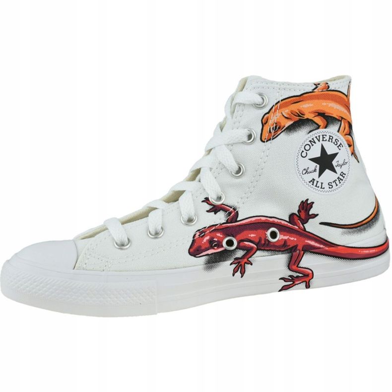 Converse Lizards Chuck Taylor All Star High Kids 667943C white grey 1