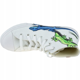 Converse Lizards Chuck Taylor All Star High Kids 667943C white grey 2