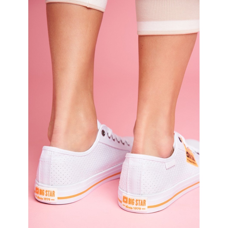 Women's Sneakers Big Star Openwork White FF274035 2