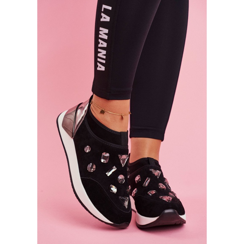 SEA Women's Sport Shoes With Crystals Black Todo 2