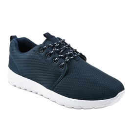 Men's navy blue sports shoes MN15-7 1