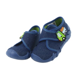 Befado children's shoes 523P012 navy blue blue green 3