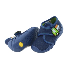 Befado children's shoes 523P012 navy blue blue green 4
