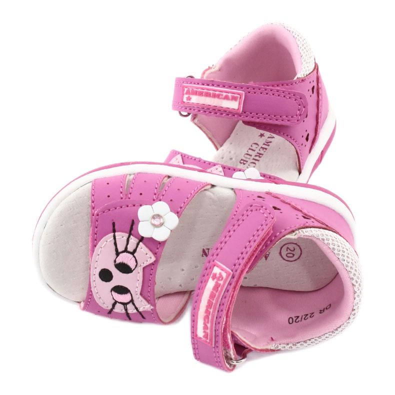 Sandals girls' American Club DR22 / 20 kitten pink 4 Sandals girls' American Club DR22 / 20 kitten pink 4