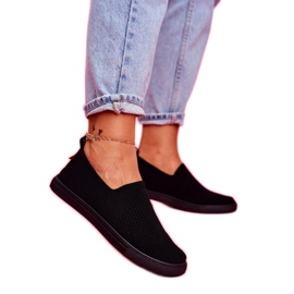 Women's Black Sneakers Slip-on Sneakers Big Star FF274A609 2