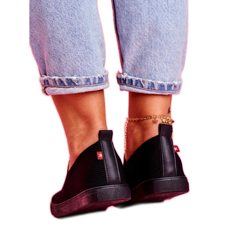 Women's Black Sneakers Slip-on Sneakers Big Star FF274A609 3